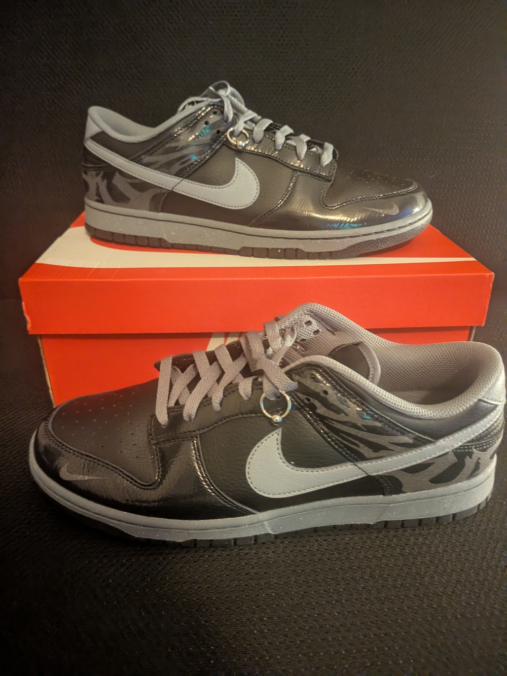 Nike Dunk Low Retro QS Berlin Off Noir/Cool Grey/Black Patent Leather FZ3053-001